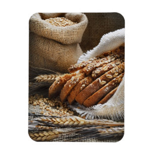 Bread And Wheat Ears Magnet