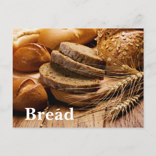Bread and Wheat Postcard (Front)