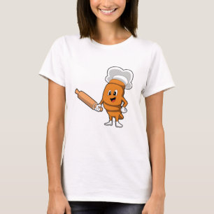 Bread as Cook with Rolling pin T-Shirt