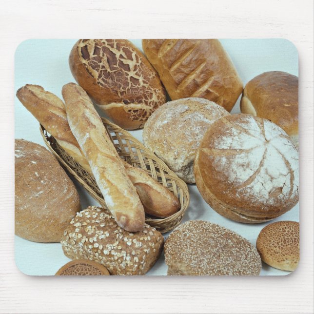 Bread assortment mouse mat (Front)