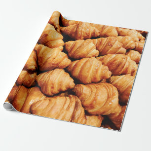 Bread background / Bread is a staple food prepared Wrapping Paper
