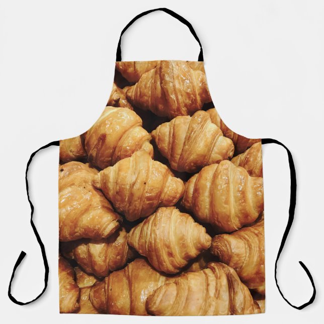 Bread Background: Staple Food Illustration Apron (Front)