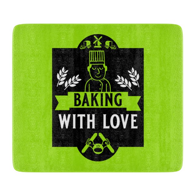 Bread Baker Cutting Board (Front)