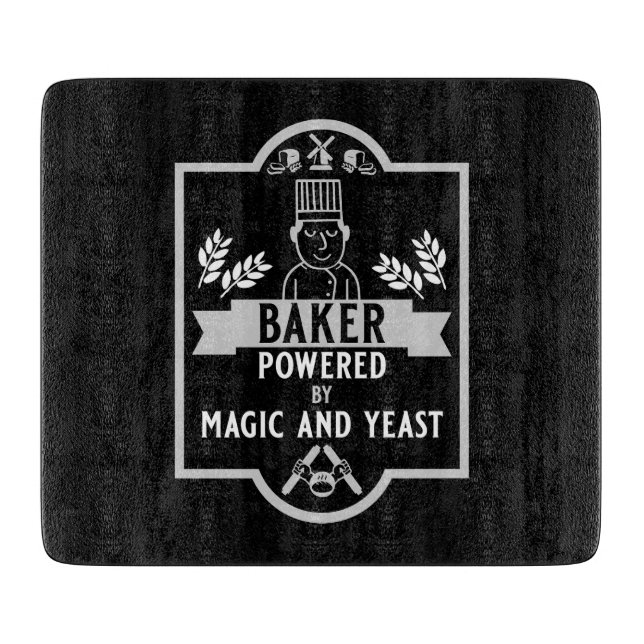 Bread Baker Cutting Board (Front)