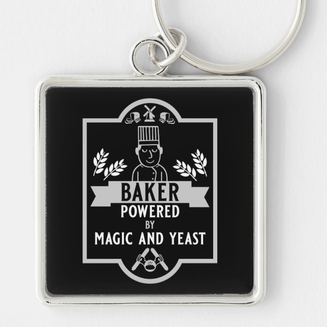Bread Baker Key Ring (Front)