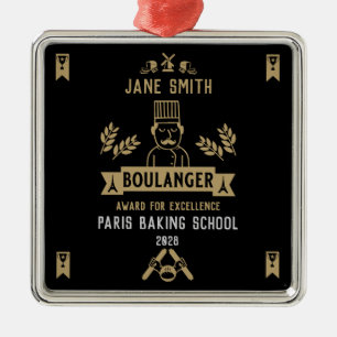 Bread Baker Metal Tree Decoration