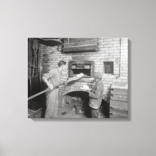 Bread Bakers, 1917 Canvas Print