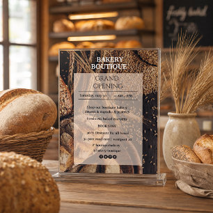 Bread Bakery Boutique Opening Flyer