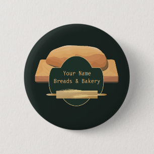 Bread Bakery Custom 6 Cm Round Badge