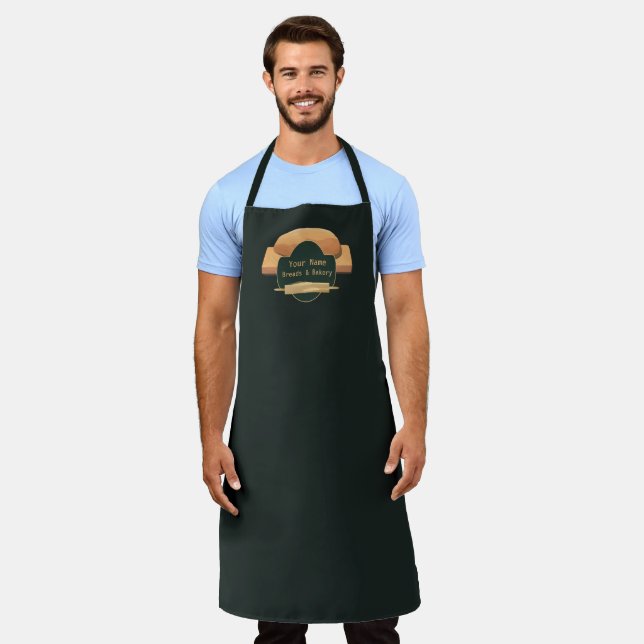 Bread Bakery Custom  Apron (Worn)