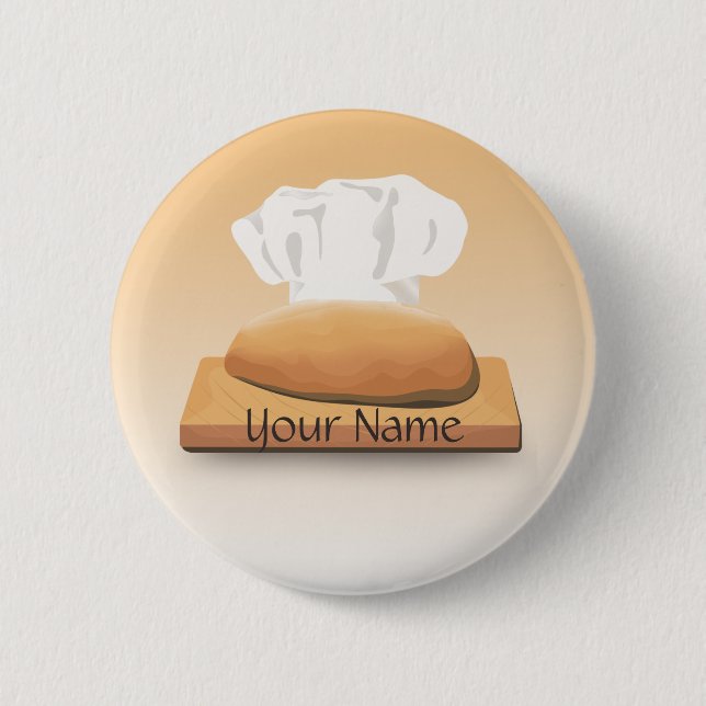 Bread Bakery Name Button (Front)