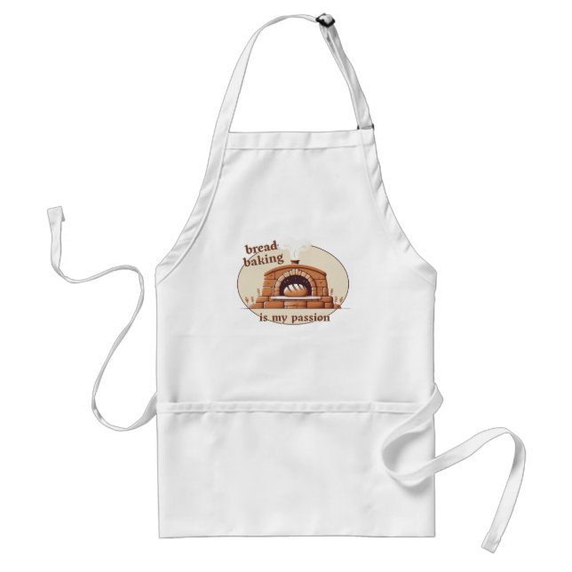 Bread baking is my passion standard apron (Front)