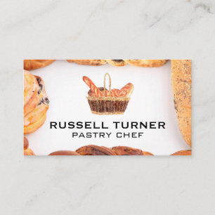 Bread Basket Pastries Business Card