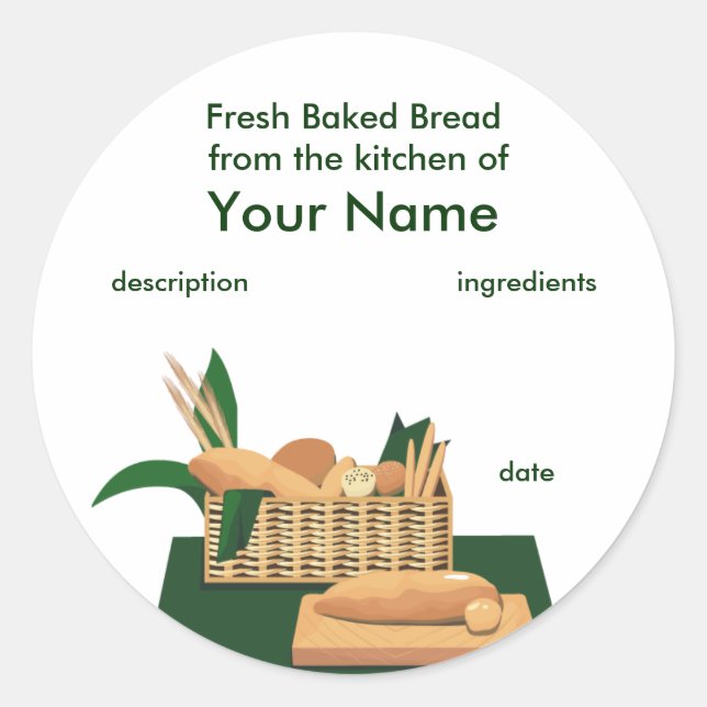Bread Basket Product Label (Front)
