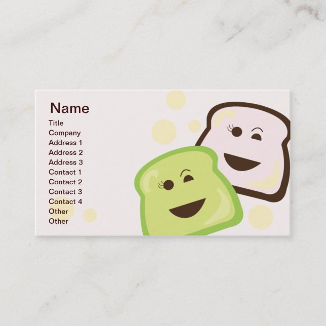 Bread - Business Business Card (Front)