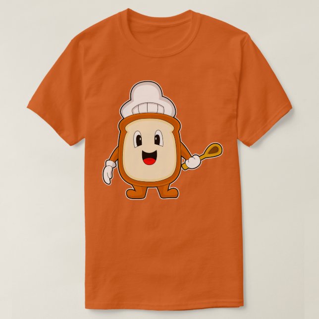 Bread Cook Cooking Spoon  T-Shirt (Design Front)