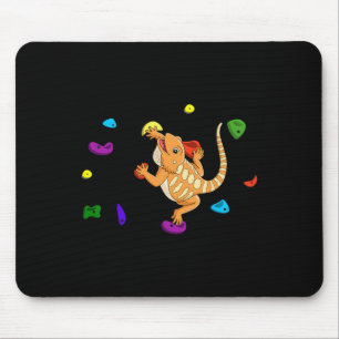 Bread Dragon Climbing Funny Sport Player Animal Lo Mouse Mat