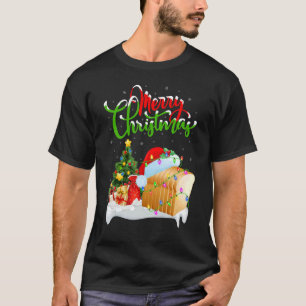 Bread Food Xmas Decorations Santa Bread Christma T-Shirt