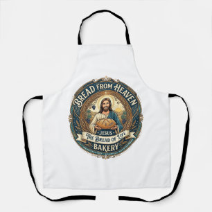 Bread From Heaven Jesus Bread Life Bakery Christia Apron