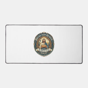 Bread From Heaven Jesus Bread Life Bakery Christia Desk Mat