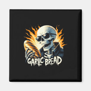 Bread Halloween Skeleton Bakery Baker Bread Lover Magnet