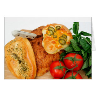 Bread Herbs Tomatoes