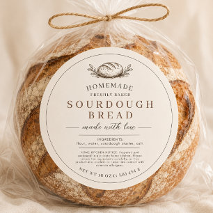 Bread Ingredients Product Label