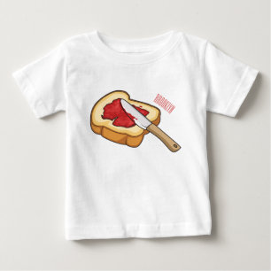 Bread & jam cartoon illustration  baby T-Shirt