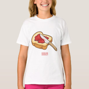 Bread & jam cartoon illustration  T-Shirt
