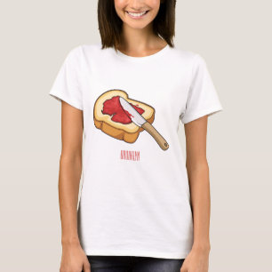 Bread & jam cartoon illustration  T-Shirt