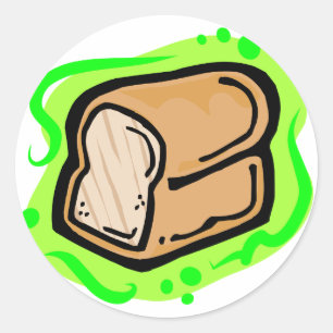 Bread Loaf Classic Round Sticker