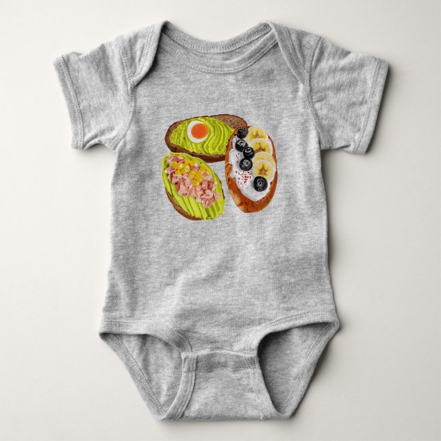 Bread my boy baby bodysuit (Front)