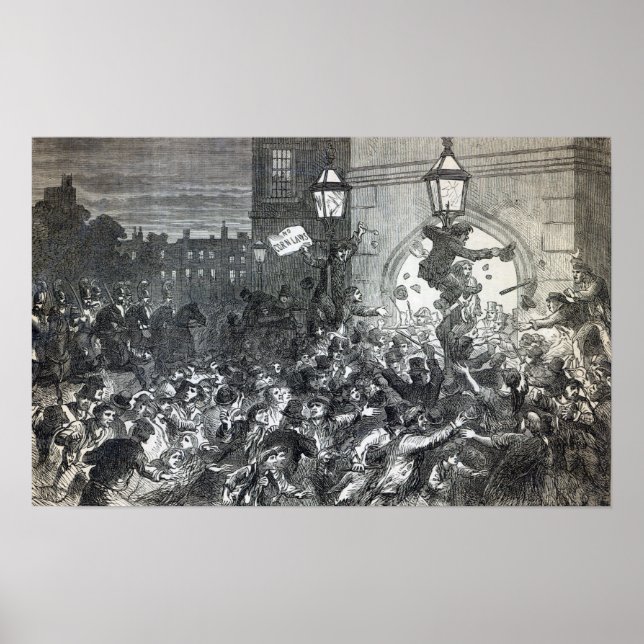 Bread Riot at the entrance to the House Poster (Front)