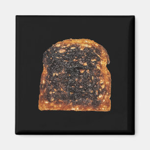 Bread Toast Burnt Matching Halloween Costume  Magnet