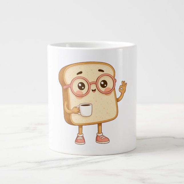Bread Tony – Coffee Break Large Coffee Mug (Front)