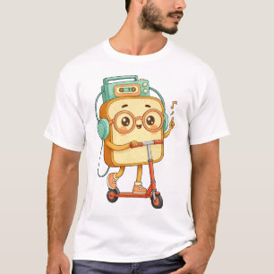 Bread Tony- cute scooter T-Shirt