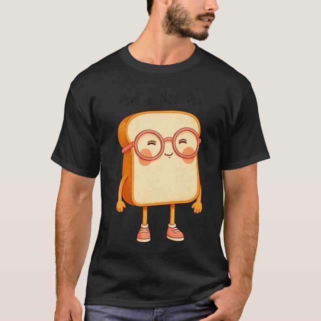 Bread Tony Lucky Clover – Cute Bread T-Shirt (Front)