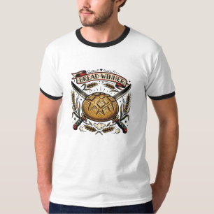 Bread Winner Sourdough Tattoo Flash Funny Baker T-Shirt