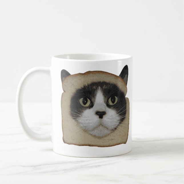 Breaded Inbread Cat Breading Coffee Mug (Left)