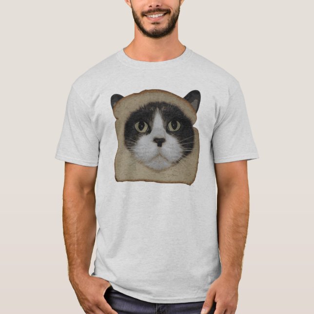 Breaded Inbread Cat Breading T-Shirt (Front)
