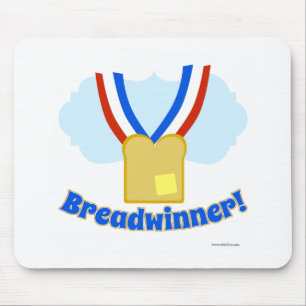 Breadwinner Medal Mouse Mat