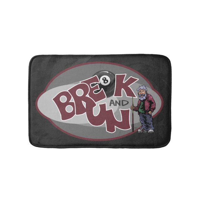 Break and Run Bath Mat (Front)