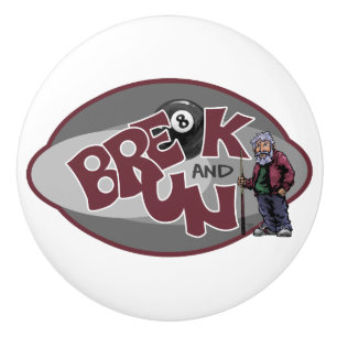 Break and Run Ceramic Knob