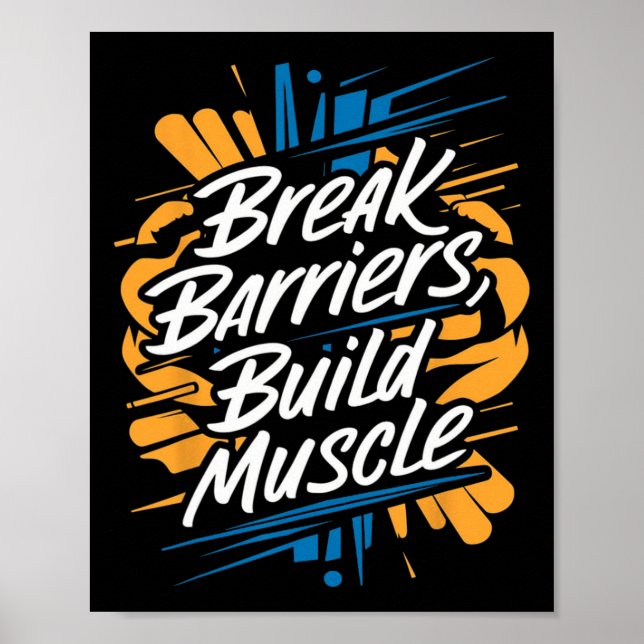Break Barriers  Poster (Front)