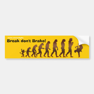 BREAK DANCE Funny Bumper Stickers