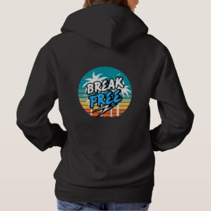 Break Free Retro Graphic Hoodie