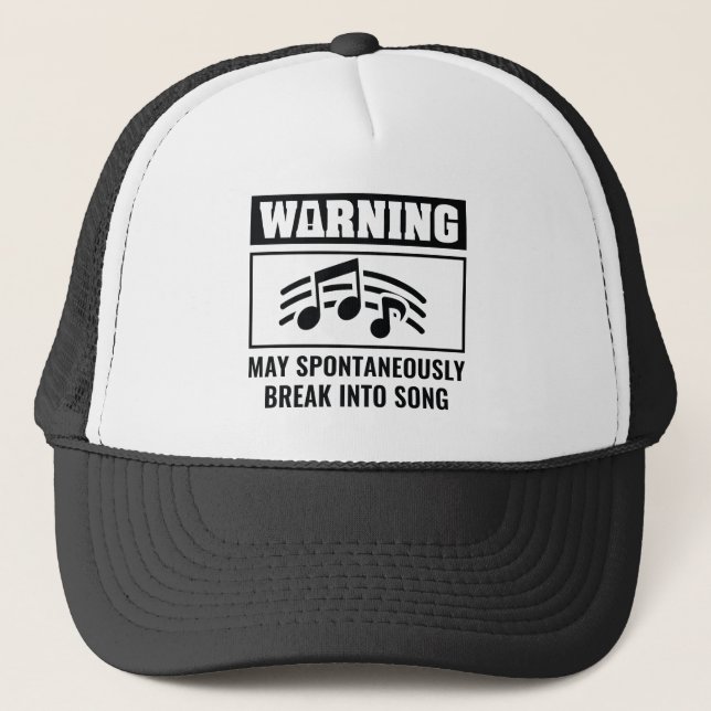 Break Into Song Trucker Hat (Front)