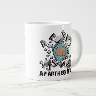 Break Israeli Apartheid Wall Large Coffee Mug