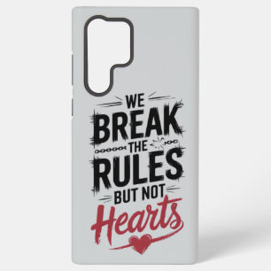 Break Rules, Not Hearts: Bold Phone Case
