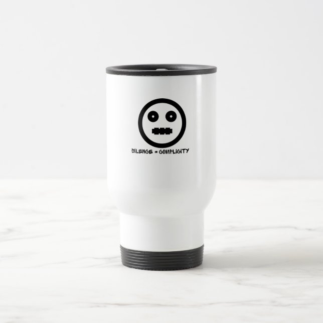 Break Silence Travel Mug (Center)